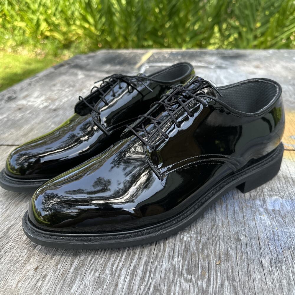 Military Bates Men’s 11.5 E Uniform Dress Shoes Vibram Black No Insoles 275